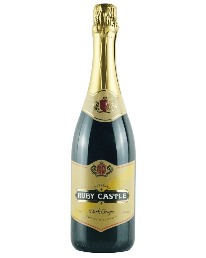 Nước ép nho đỏ có ga Ruby Castle Sparkling Dark Grape Juice - 0%