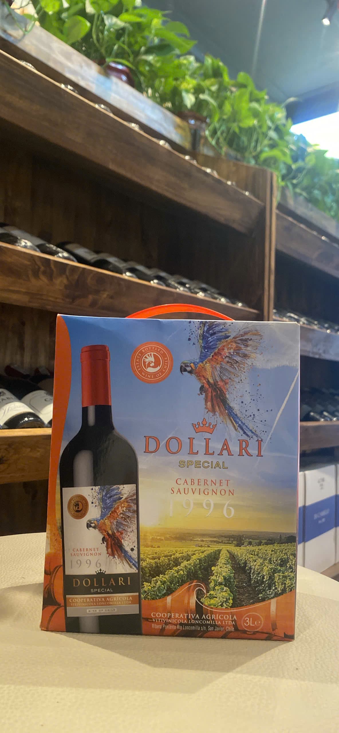 Vang bịch Dollar - 13%